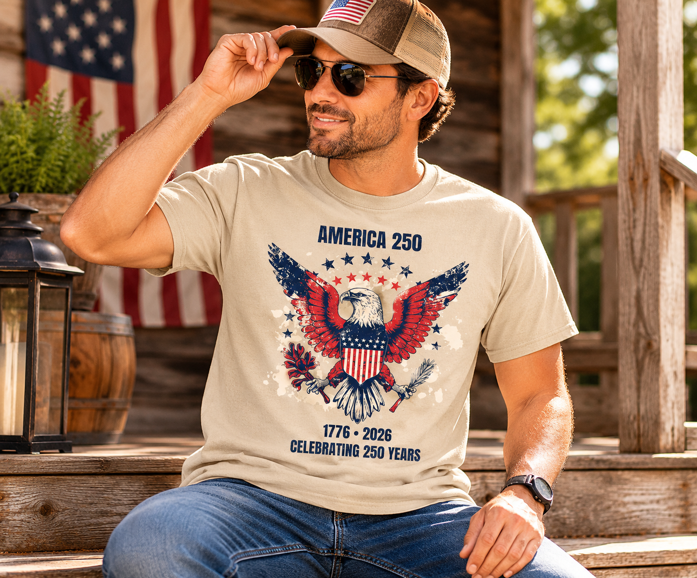 America 250 Shirt, 1776 2026 T Shirt, USA 250th Anniversary Tee, Patriotic Eagle Shirt, America Birthday Shirt, July 4th Gift