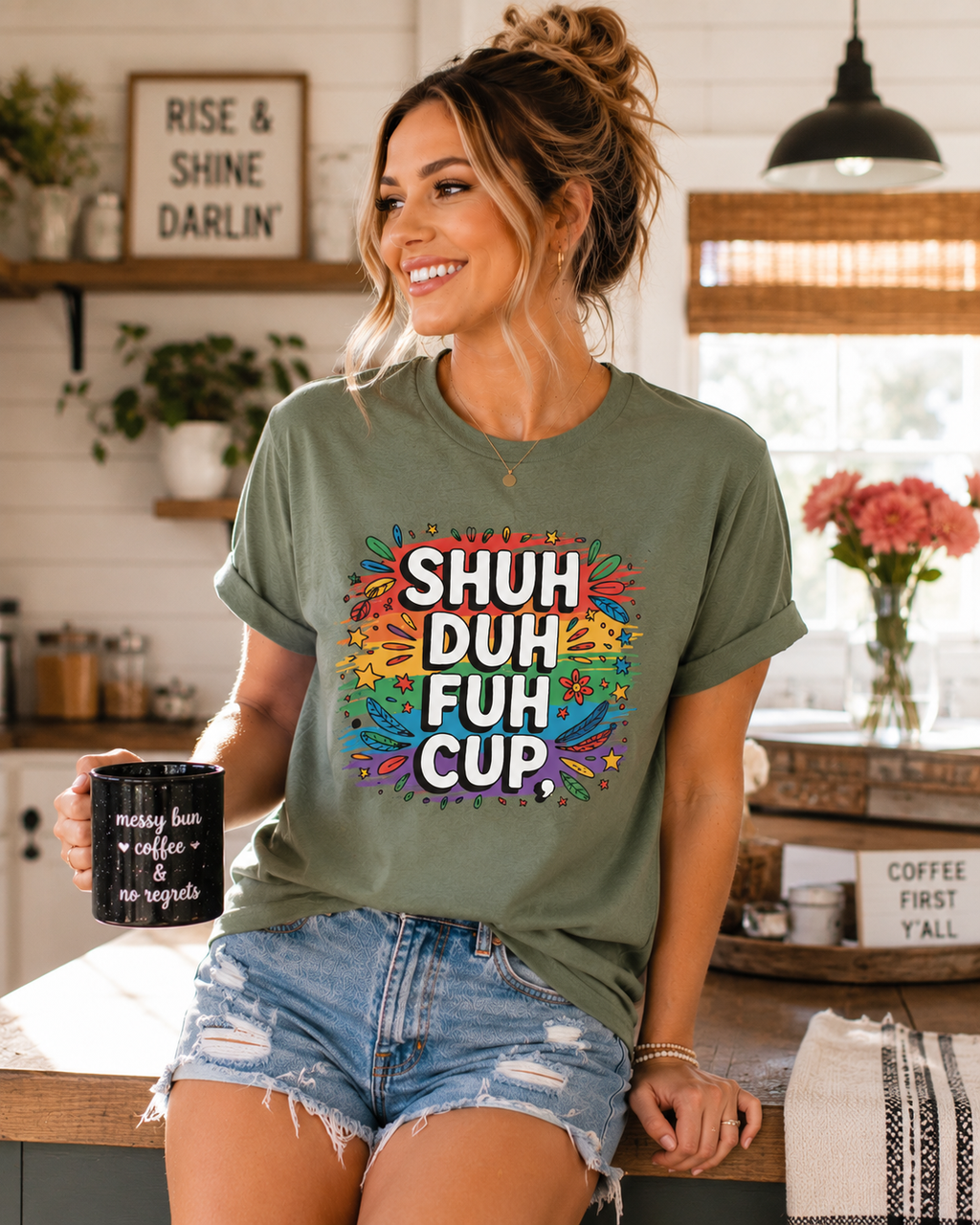 Funny Graphic Tee for Women, Sarcastic T-Shirt, Colorful Statement Shirt, Humorous Gift for Her, Trendy Casual Tee