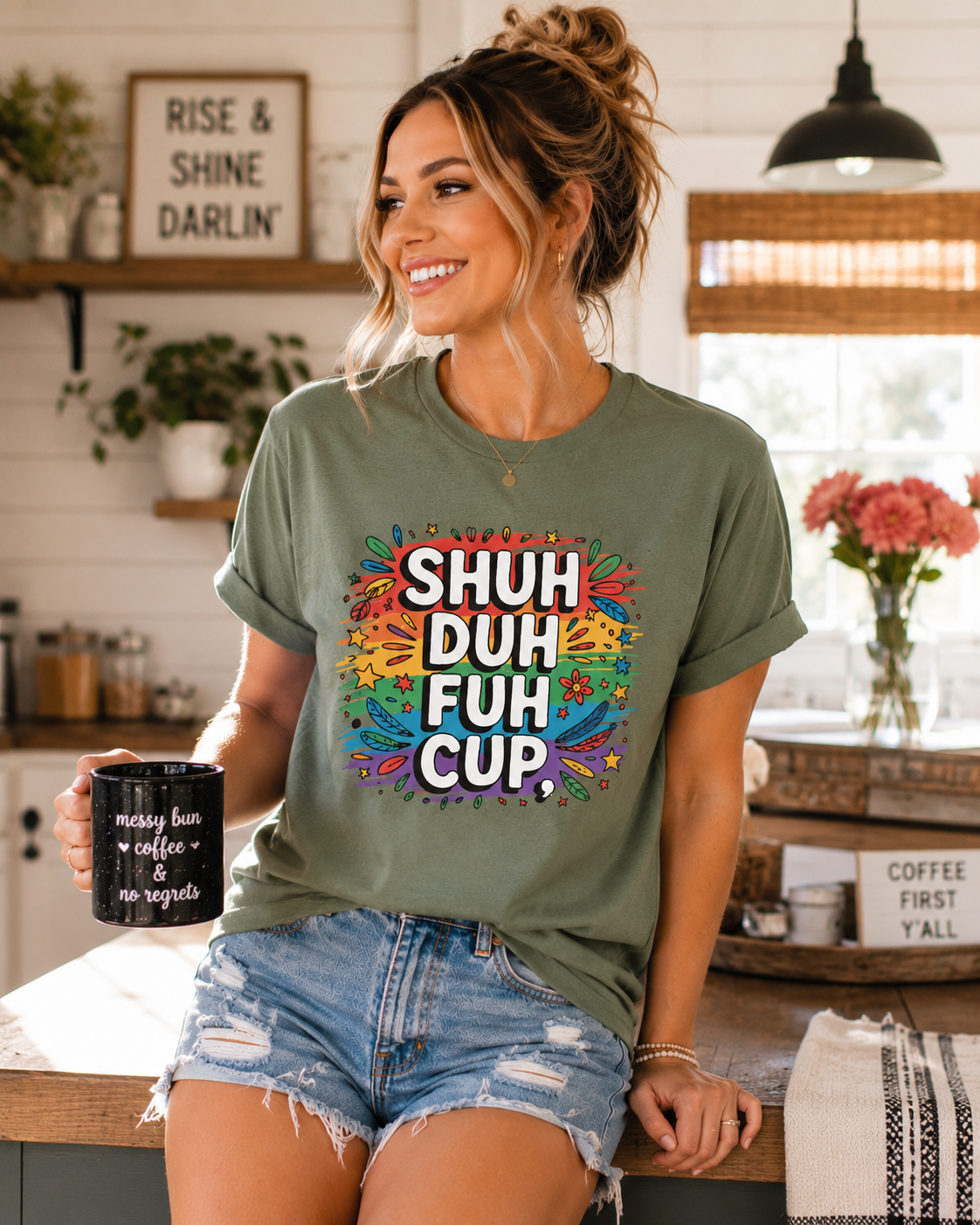 Funny Graphic Tee for Women, Sarcastic T-Shirt, Colorful Statement Shirt, Humorous Gift for Her, Trendy Casual Tee
