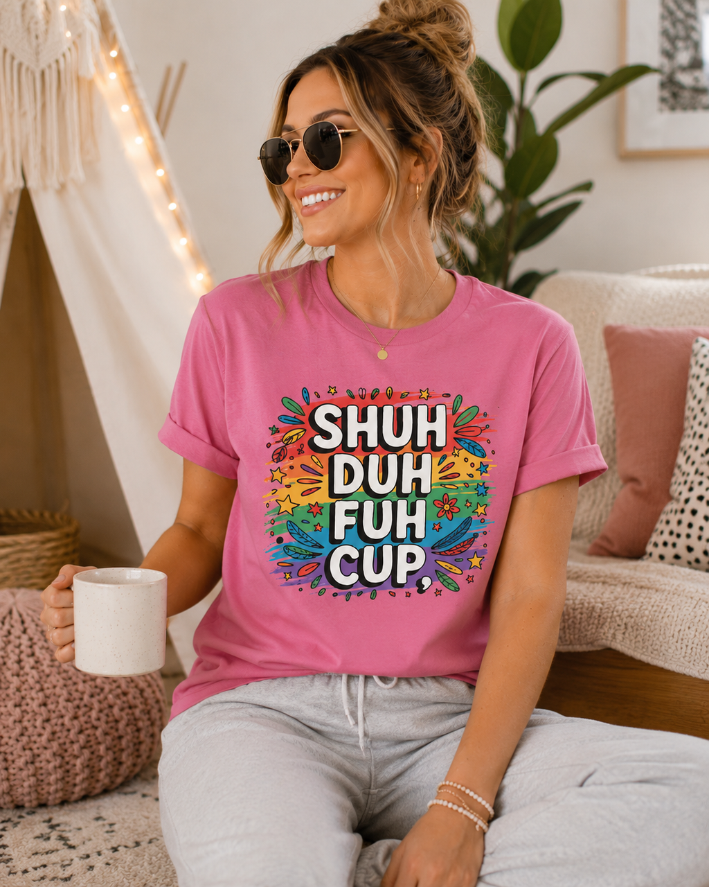 Funny Graphic Tee for Women, Sarcastic T-Shirt, Colorful Statement Shirt, Humorous Gift for Her, Trendy Casual Tee