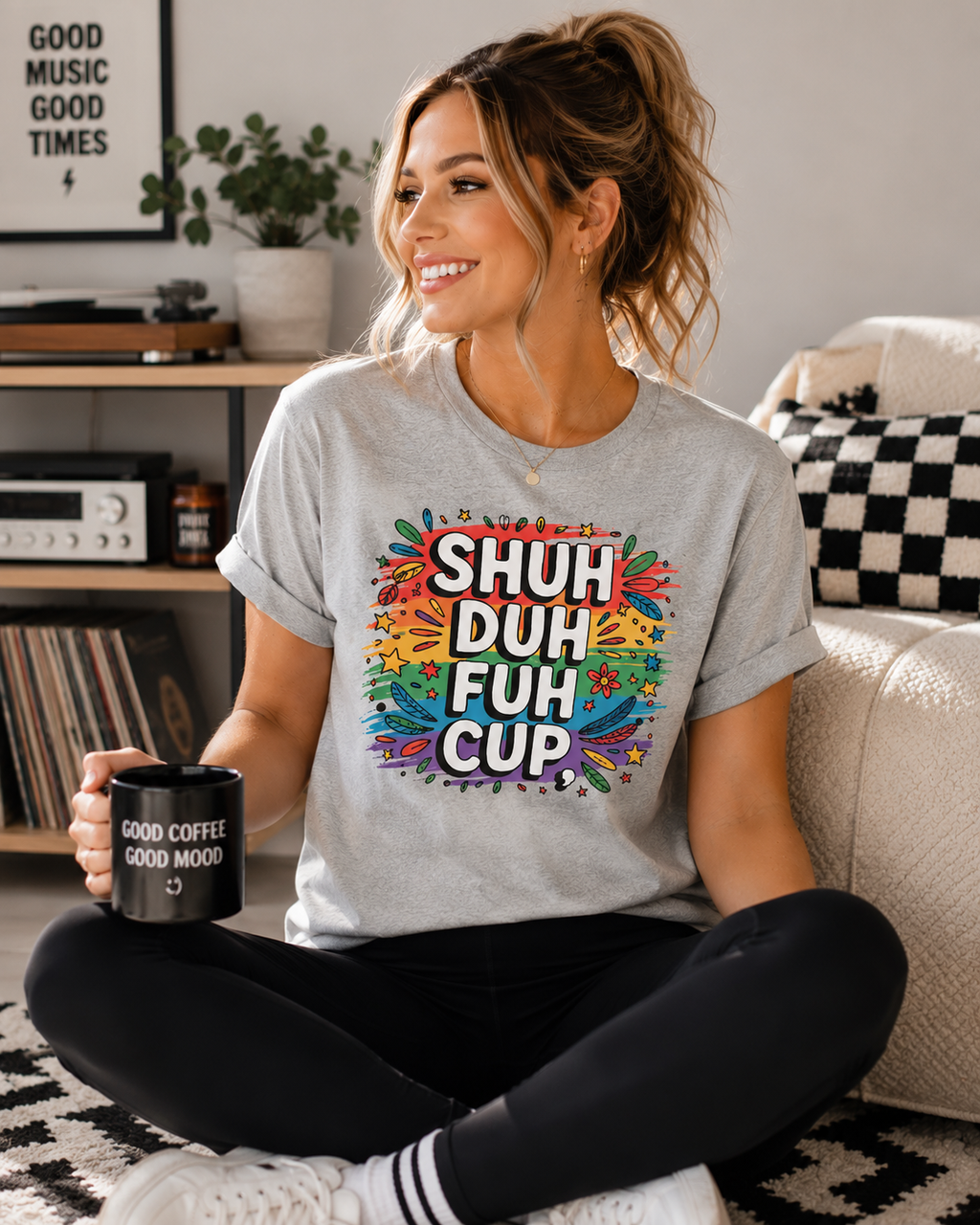 Funny Graphic Tee for Women, Sarcastic T-Shirt, Colorful Statement Shirt, Humorous Gift for Her, Trendy Casual Tee