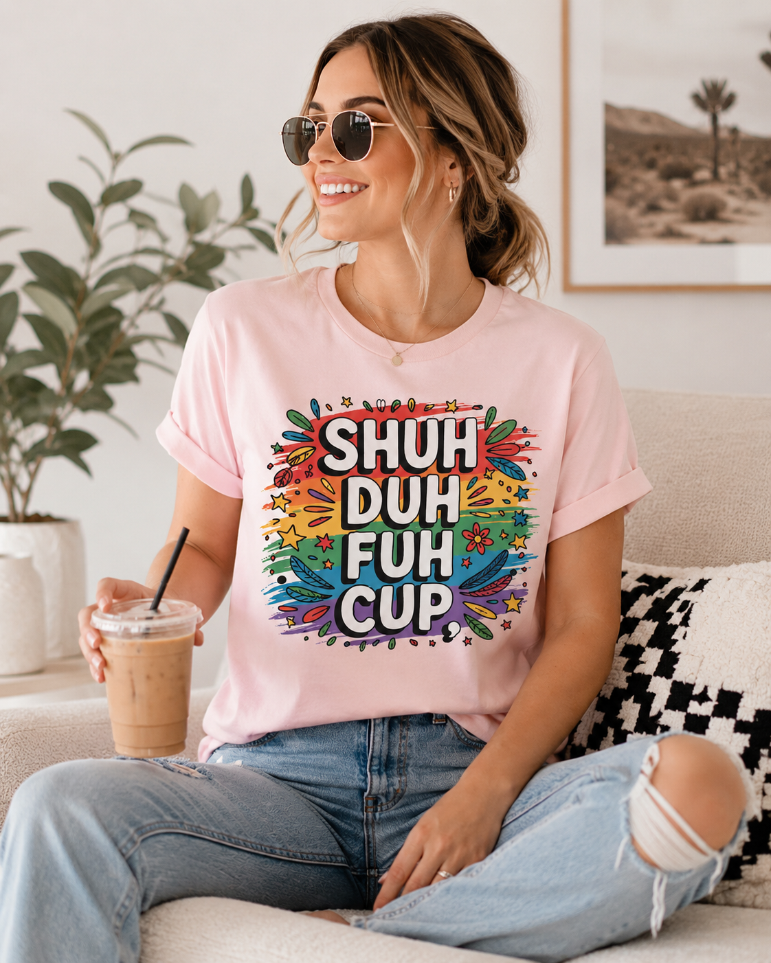 Funny Graphic Tee for Women, Sarcastic T-Shirt, Colorful Statement Shirt, Humorous Gift for Her, Trendy Casual Tee