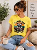Funny Animal Shirt for Women, Cute Animal Graphic Tee, Food Lover T Shirt, Casual Everyday Tee, Gift for Her