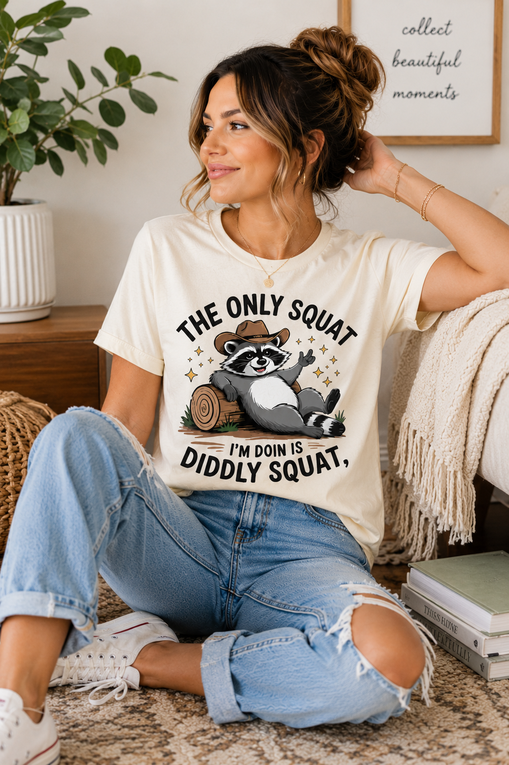 Funny Graphic Tee for Women, Lazy Day Shirt, Country Humor T Shirt, Cute Casual Graphic Tee, Gift for Her