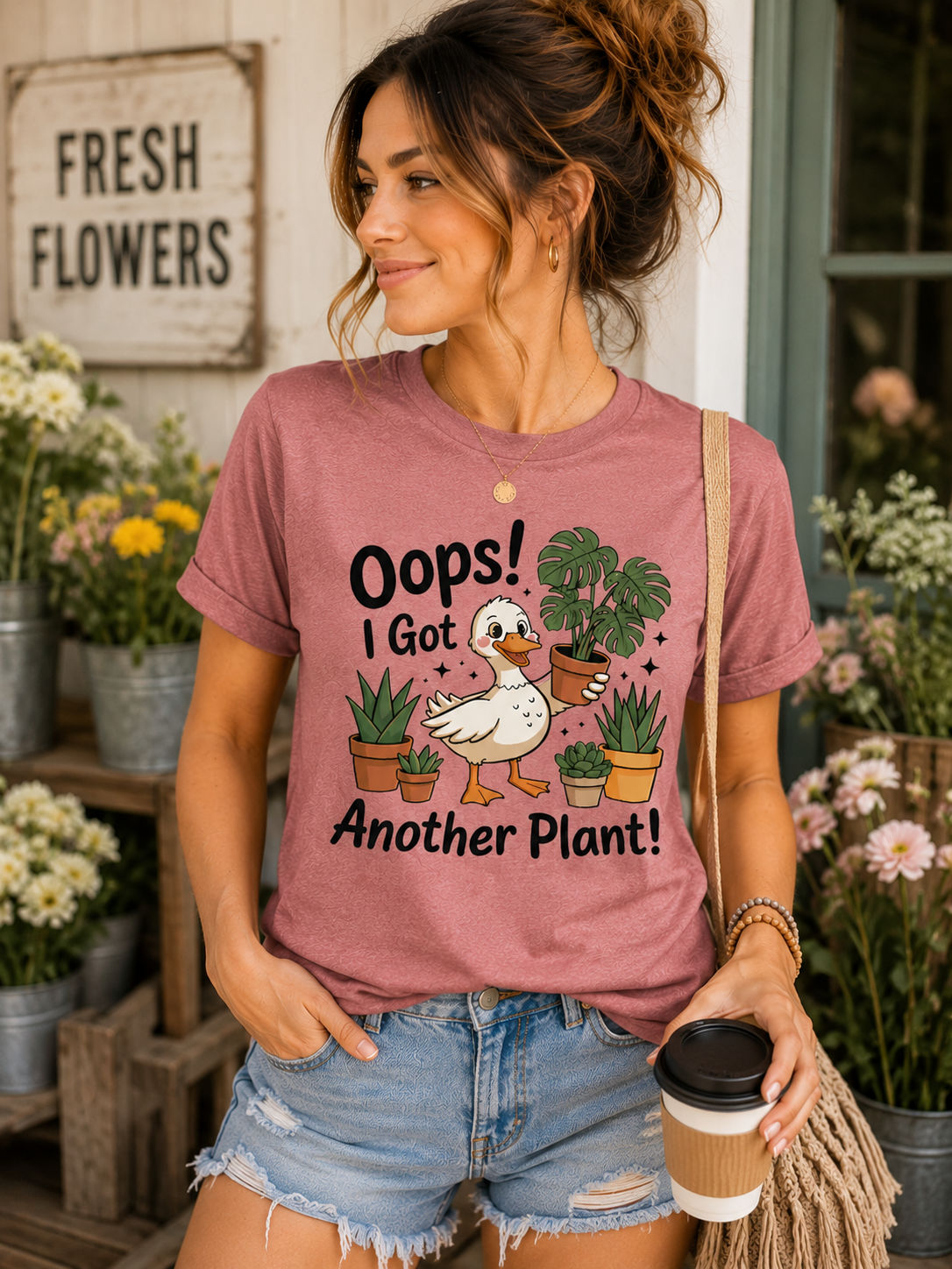Plant Lover Shirt for Women, Funny Plant Mom T Shirt, Gardening Graphic Tee, Houseplant Lover Gift, Cute Botanical Shirt