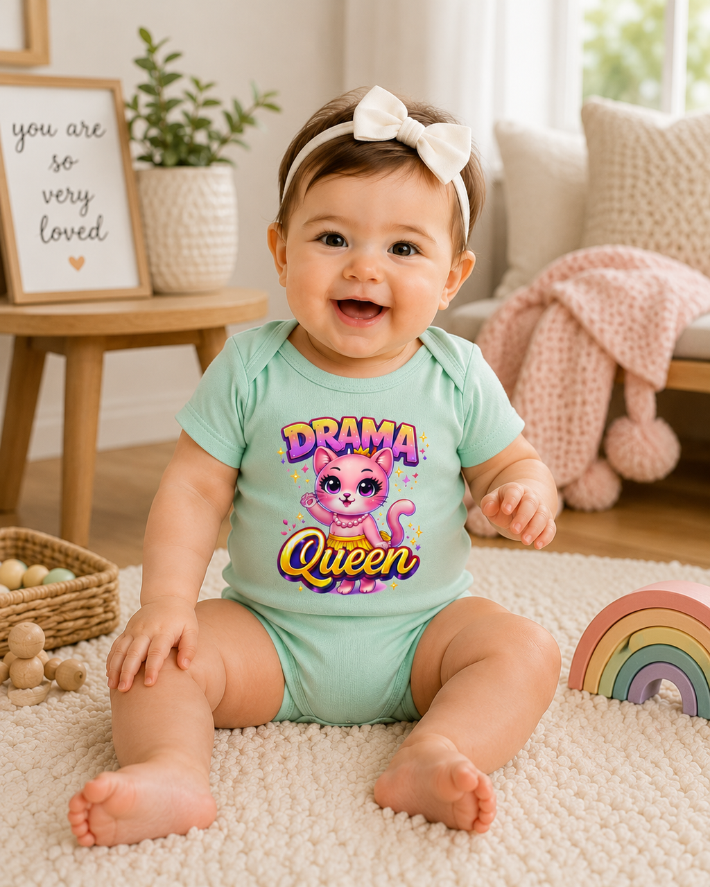 Cute Baby Girl Bodysuit, Funny Baby Girl Onesie, Cute Infant Outfit, Baby Shower Gift, Newborn Girl Clothes, Funny Baby Bodysuit