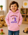 Toddler Unicorn Hoodie, Funny Toddler Sweatshirt, Cute Girls Hooded Pullover, Kids Graphic Hoodie, Birthday Gift for Toddler Girl