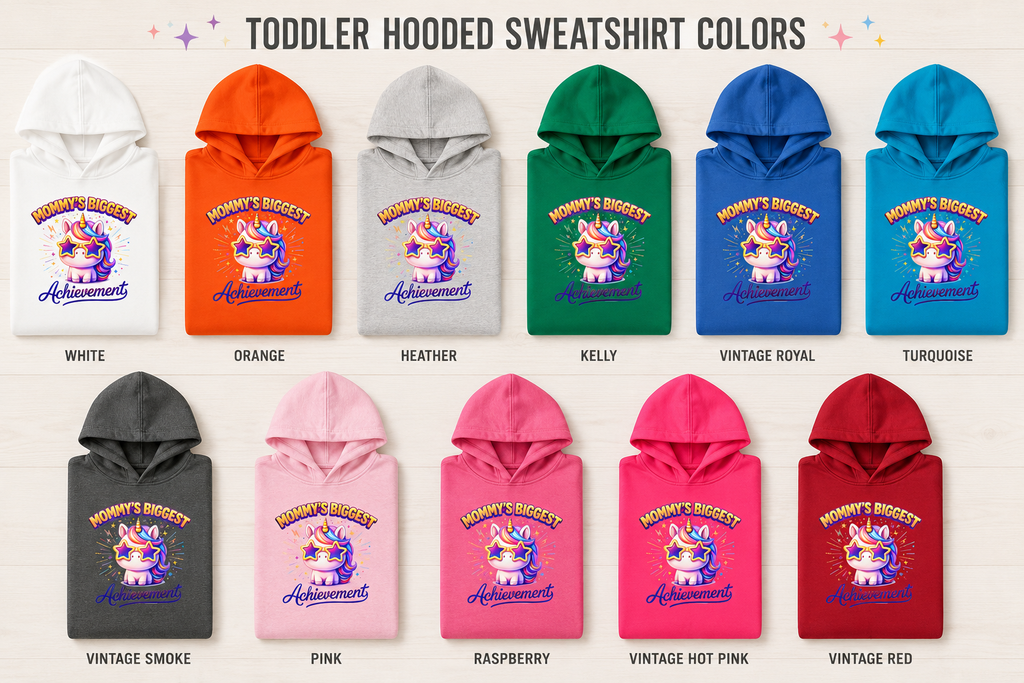 Toddler Unicorn Hoodie, Funny Toddler Sweatshirt, Cute Girls Hooded Pullover, Kids Graphic Hoodie, Birthday Gift for Toddler Girl