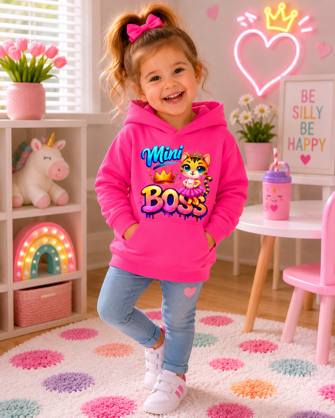 Toddler Cat Hoodie, Cute Girls Hooded Sweatshirt, Kitten Toddler Hoodie, Girls Pullover Sweatshirt, Kids Hoodie, Birthday Gift