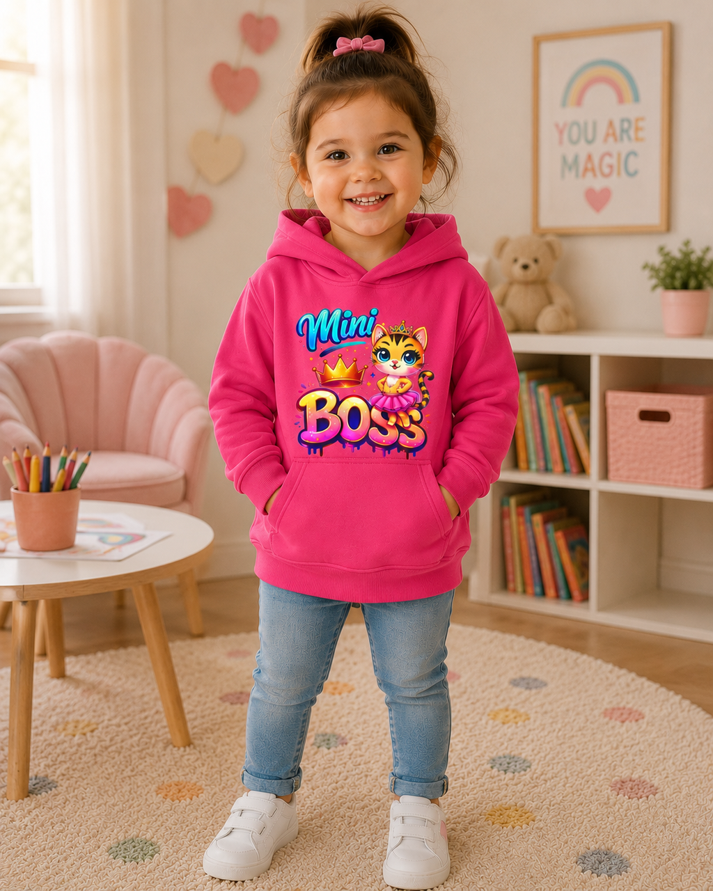 Toddler Cat Hoodie, Cute Girls Hooded Sweatshirt, Kitten Toddler Hoodie, Girls Pullover Sweatshirt, Kids Hoodie, Birthday Gift