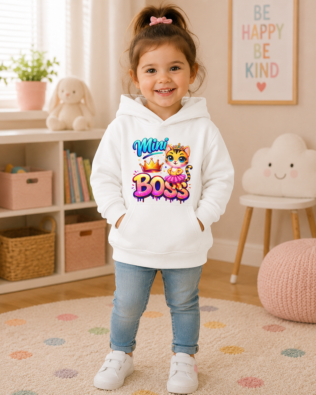 Toddler Cat Hoodie, Cute Girls Hooded Sweatshirt, Kitten Toddler Hoodie, Girls Pullover Sweatshirt, Kids Hoodie, Birthday Gift