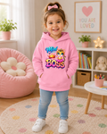 Toddler Cat Hoodie, Cute Girls Hooded Sweatshirt, Kitten Toddler Hoodie, Girls Pullover Sweatshirt, Kids Hoodie, Birthday Gift