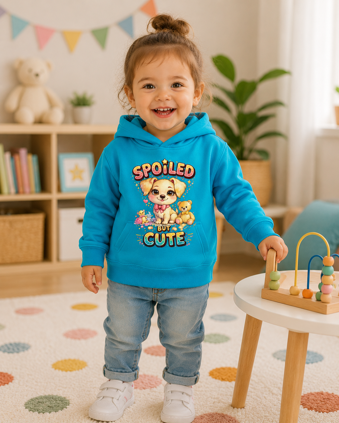 Toddler Hoodie, Cute Puppy Sweatshirt, Dog Graphic Hoodie for Kids, Toddler Girl Sweatshirt, Toddler Boy Hoodie, Birthday Gift
