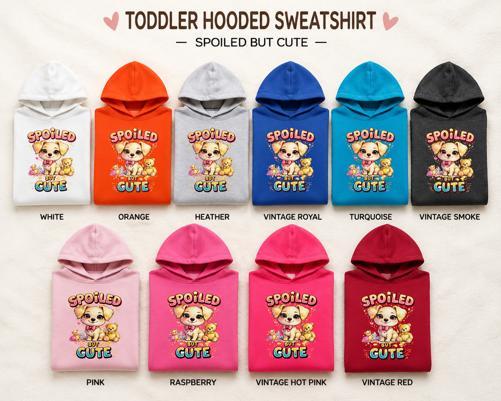 Toddler Hoodie, Cute Puppy Sweatshirt, Dog Graphic Hoodie for Kids, Toddler Girl Sweatshirt, Toddler Boy Hoodie, Birthday Gift