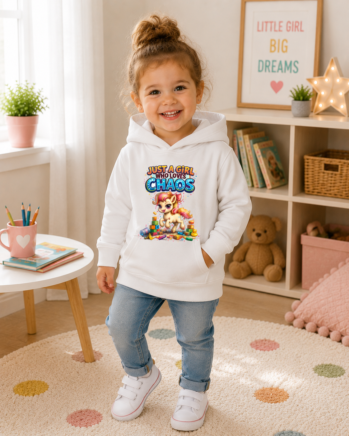 Unicorn Toddler Hoodie, Toddler Girl Sweatshirt, Cute Kids Hoodie, Unicorn Pullover, Birthday Gift for Girls