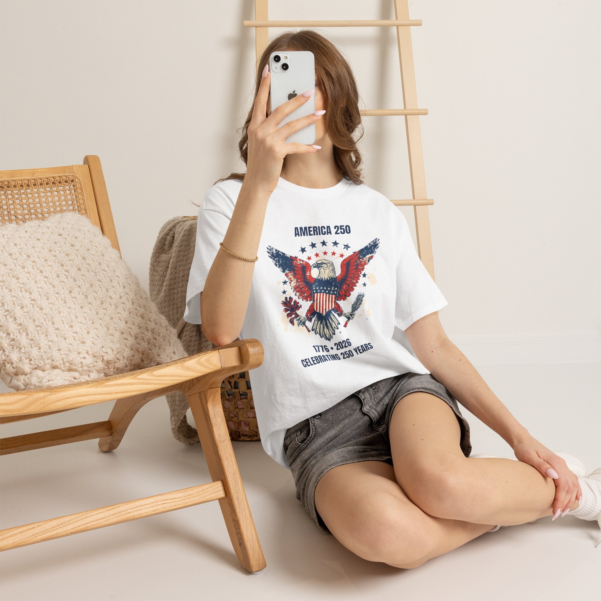 America 250 Shirt, 1776 2026 T Shirt, USA 250th Anniversary Tee, Patriotic Eagle Shirt, America Birthday Shirt, July 4th Gift