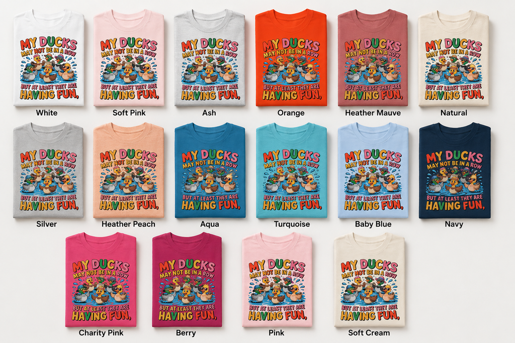 Funny Duck Graphic Tee for Women, Cute Duck Shirt, Duck Lover Gift, Funny Animal T-Shirt, Casual Graphic Tee, Gift for Her